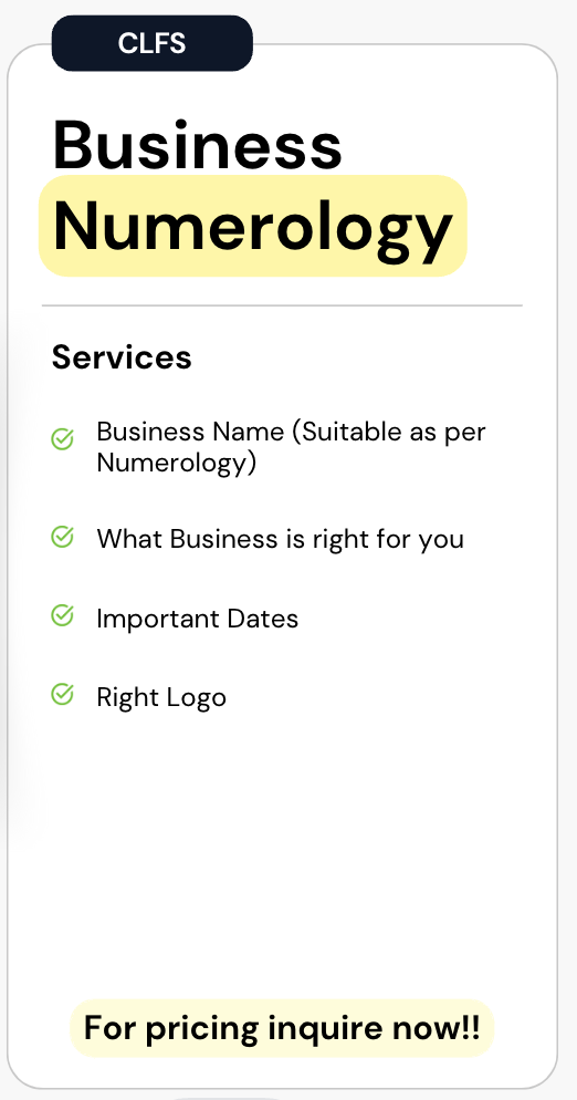 Business Name Numerology